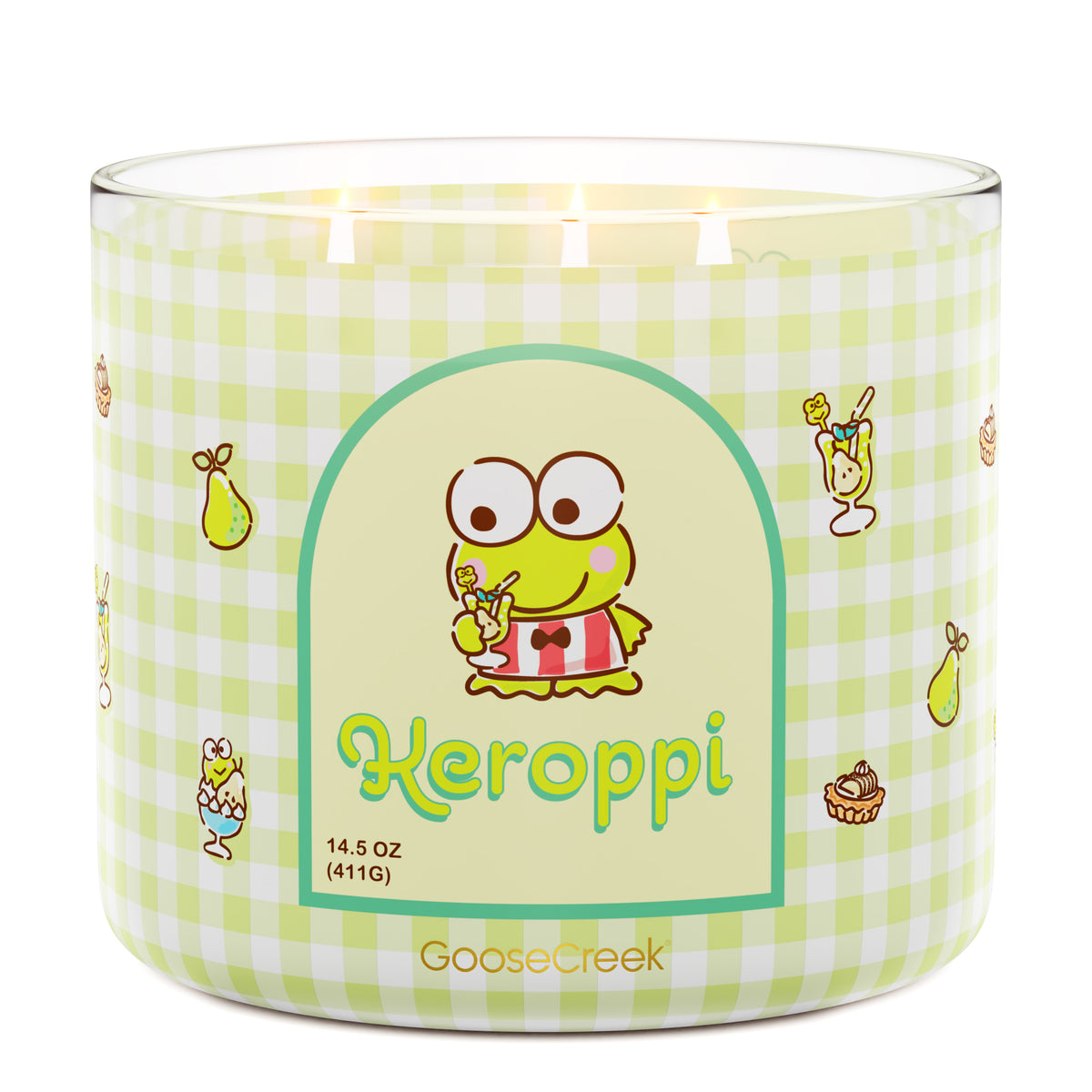 Keroppi-Hello-Kitty-3-Wick-Candle